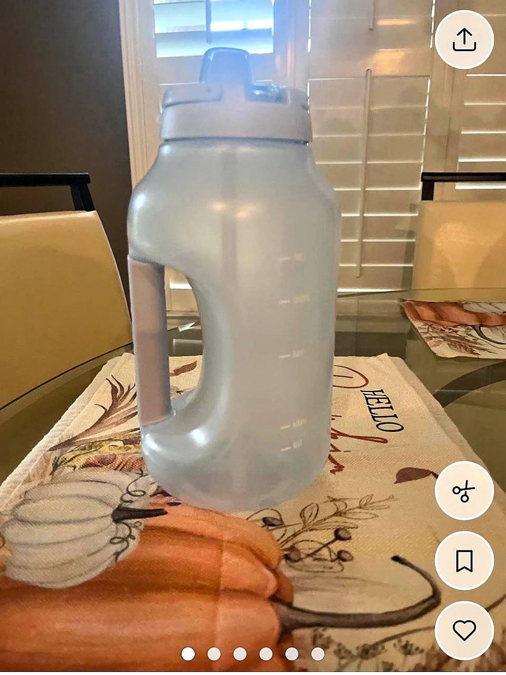 Ello FreeSip Water Bottle in Blue